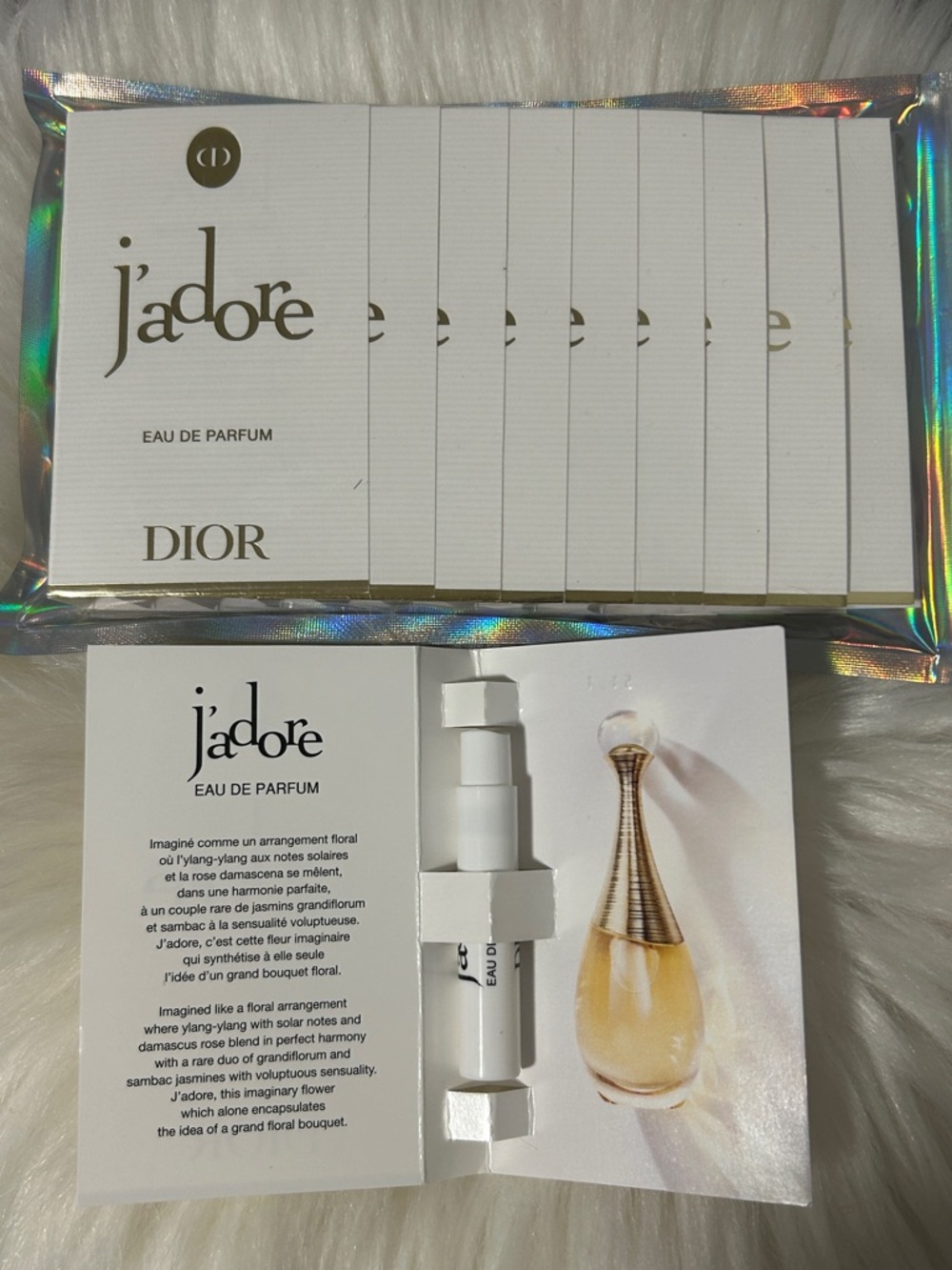 10 pieces Dior Jadore women’s samples set